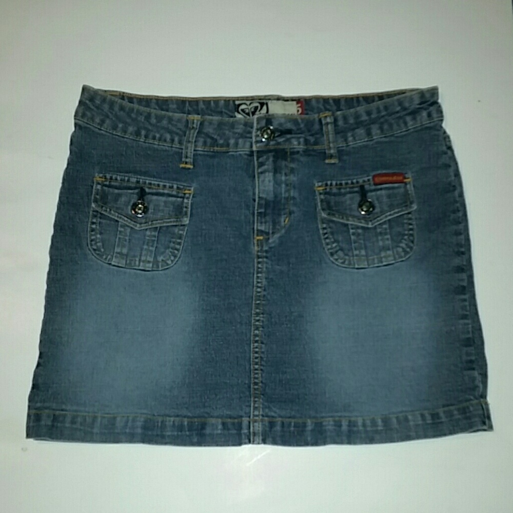 Roxy Denim Mini Skirt